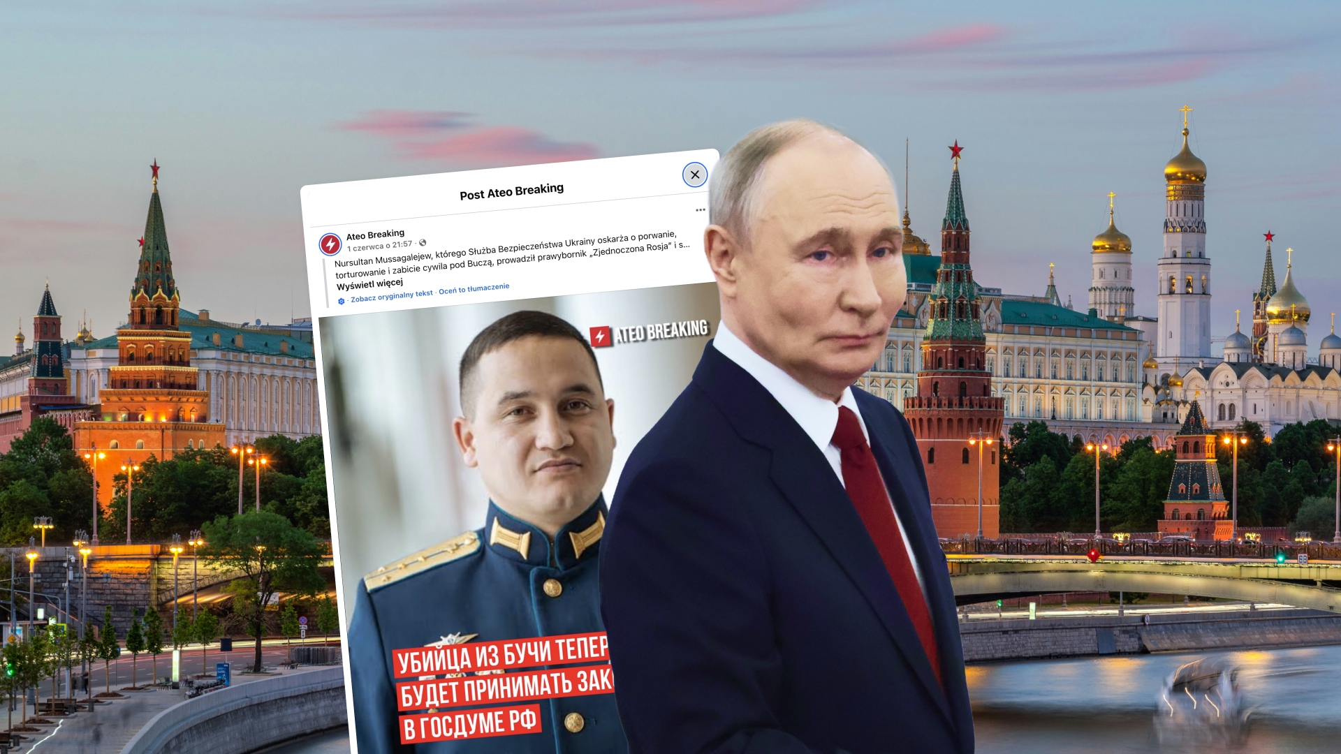 Plan Putina na wybory do Dumy. Wśród kandydatów zbrodniarze wojenni