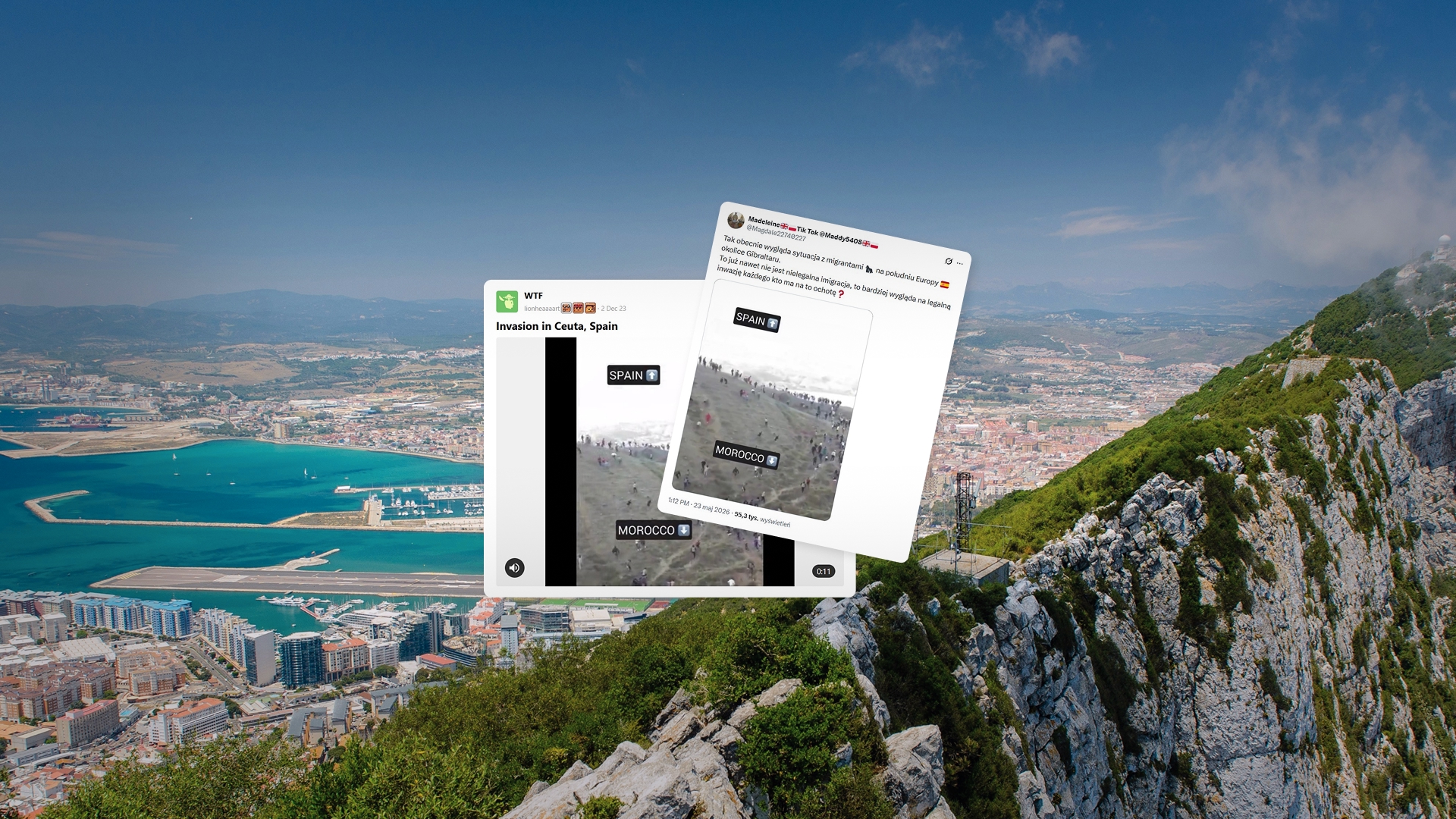 Nie, migranci nie szturmują właśnie okolic Gibraltaru