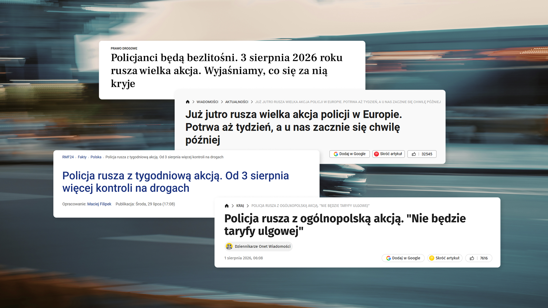 Źródło: Gazeta Prawna, Onet,  Auto-Świat, RMF24