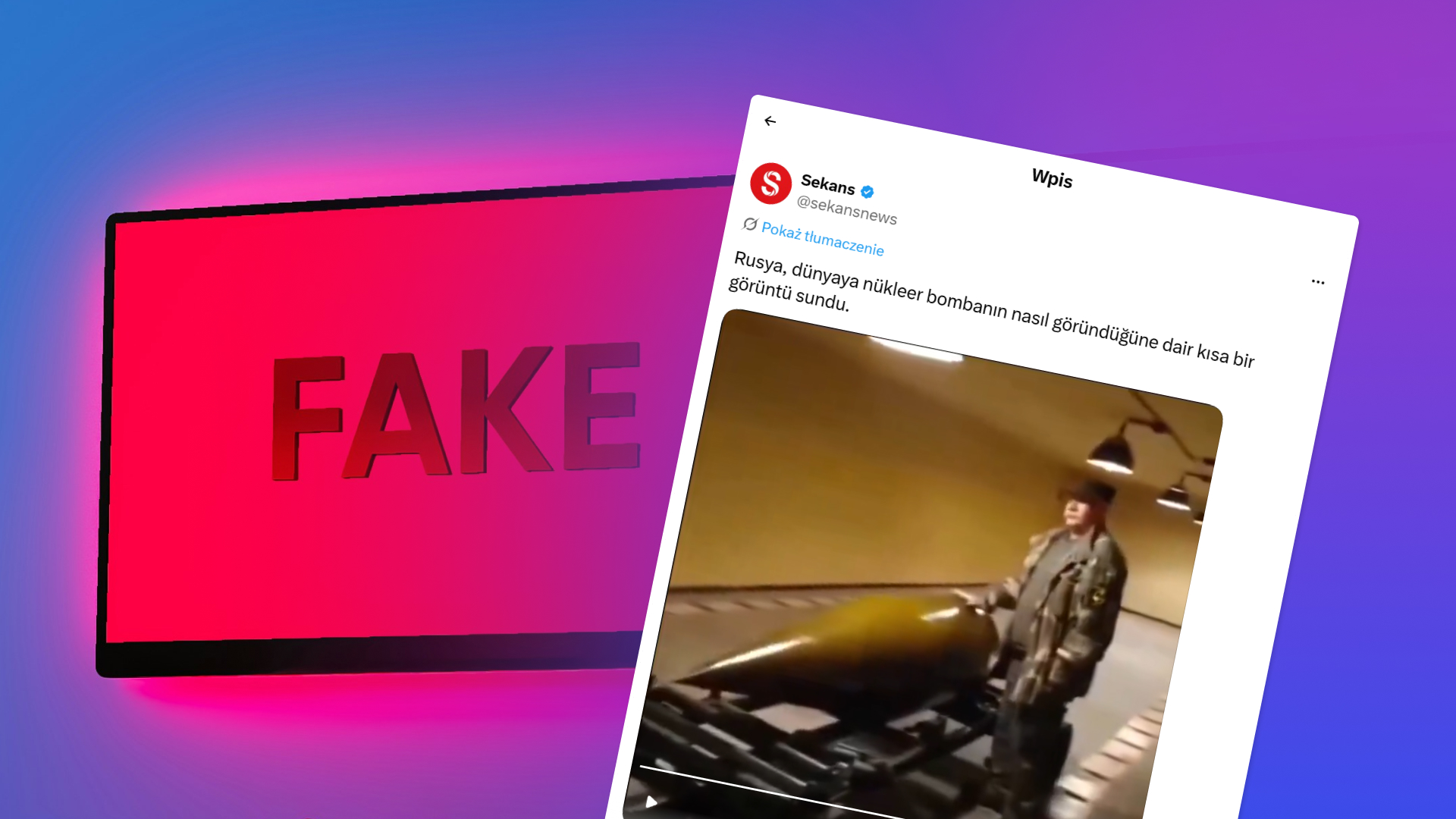 Pokazali, jak wygląda bomba nuklearna? Sprawdzamy popularny viral 