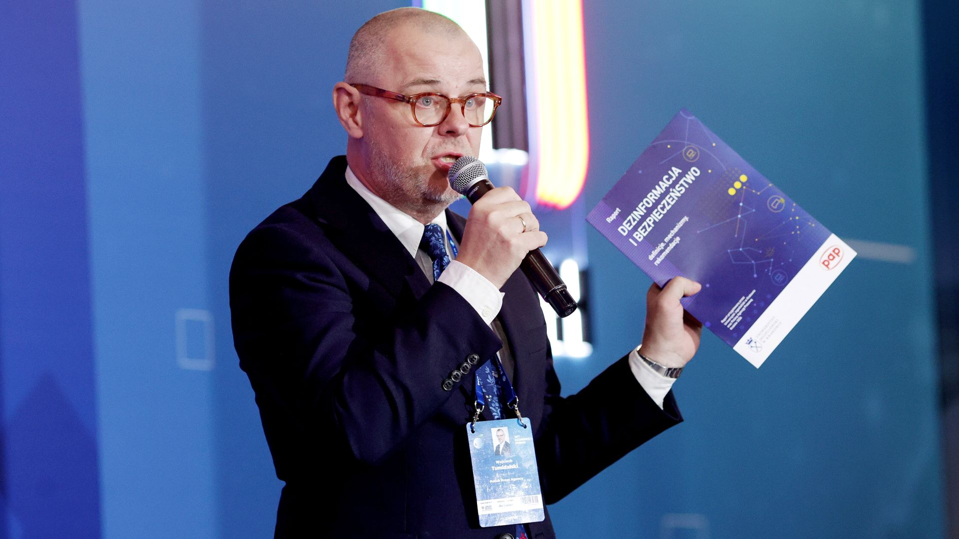 Redaktor naczelny Polskiej Agencji Prasowej Wojciech Tumidalski fot. PAP/J.Praszkiewicz