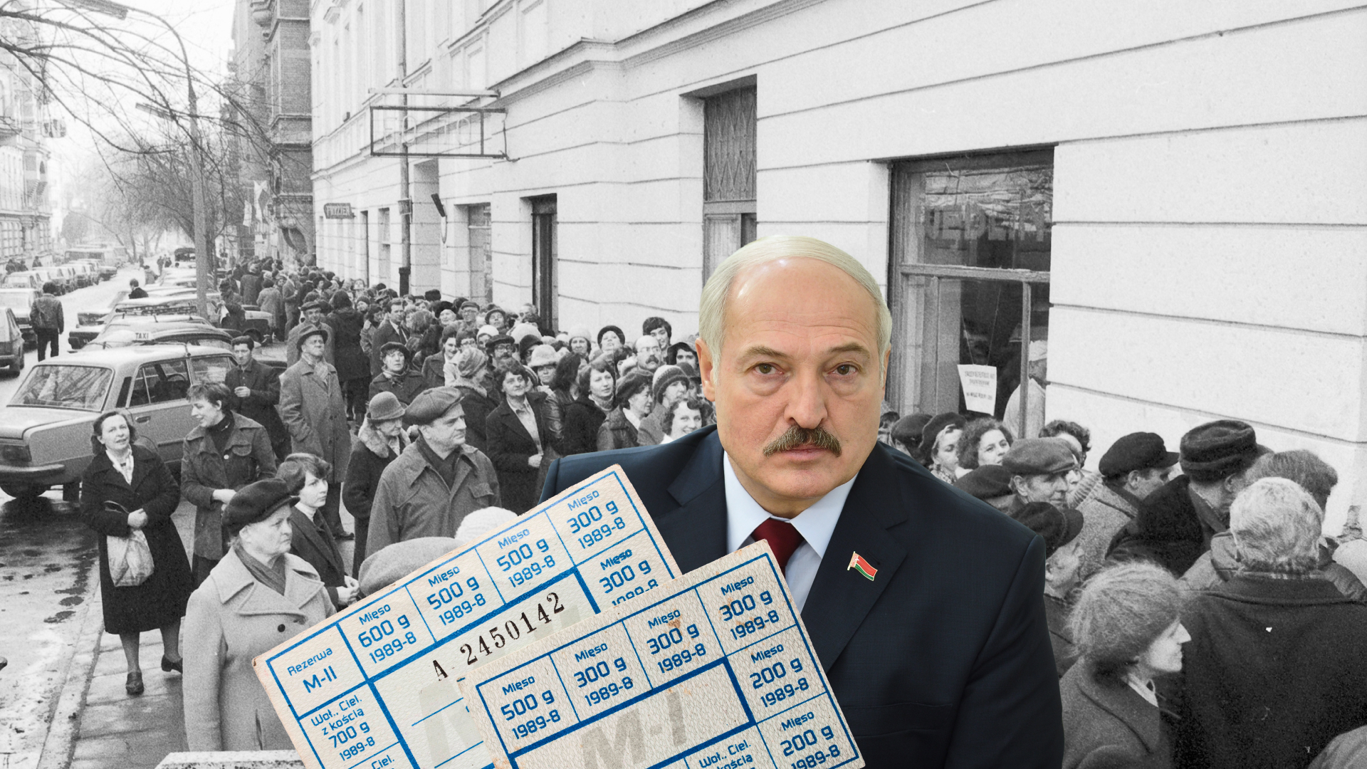 Czy do Europy powrócą kartki na żywność? Białoruska propaganda twierdzi, że tak