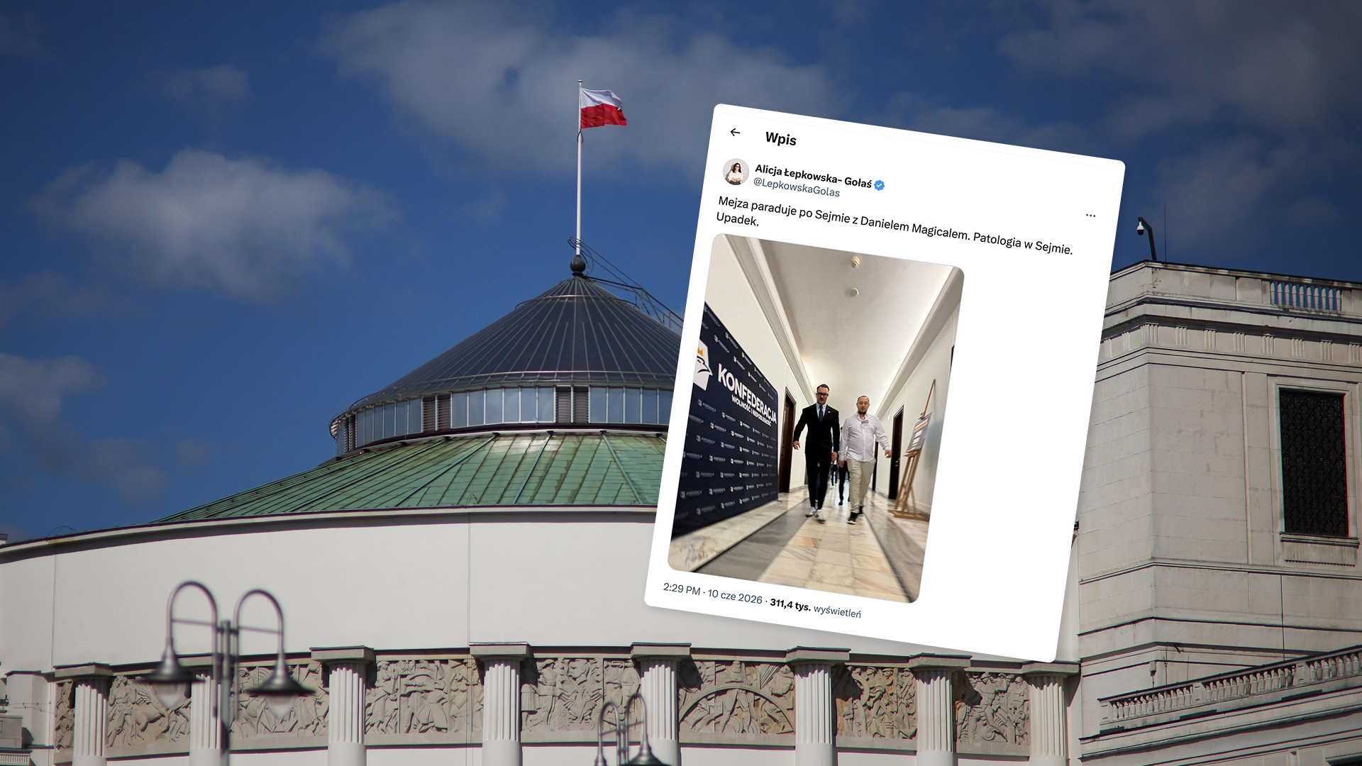 Mejza wprowadził patostreamera do Sejmu. O co tu chodzi?