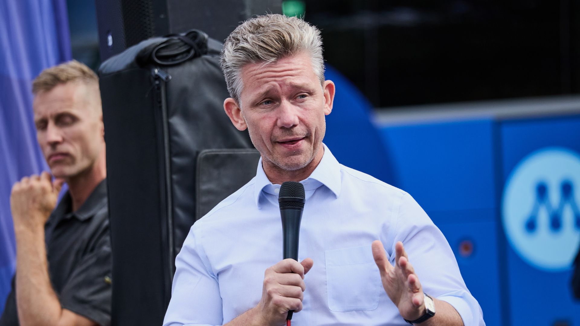 Minister obrony  Szwecji Pal Jonson (fot. Kristian Tuxen Ladegaard Berg/NurPhoto/Getty Images)