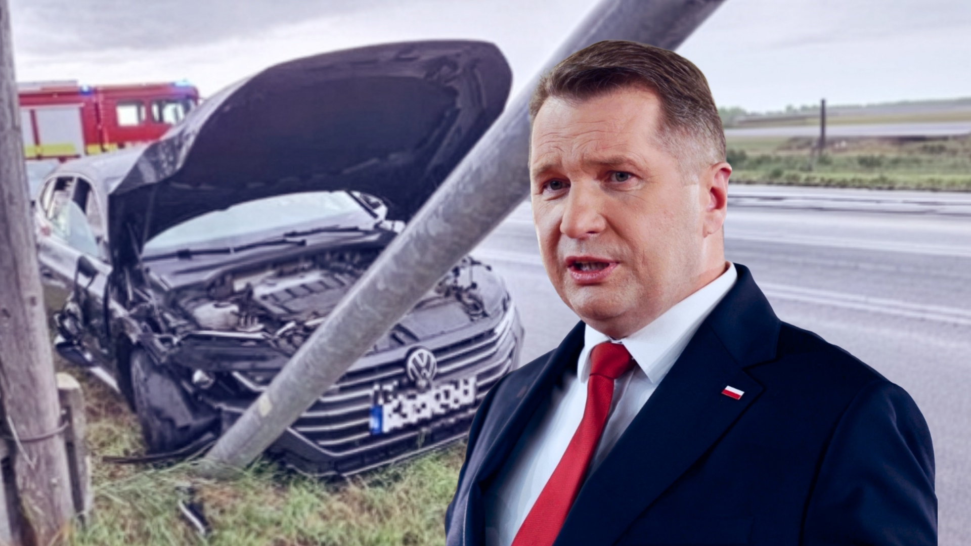 Wypadek z udziałem Przemysława Czarnka. W sieci ruszyła fala spekulacji
