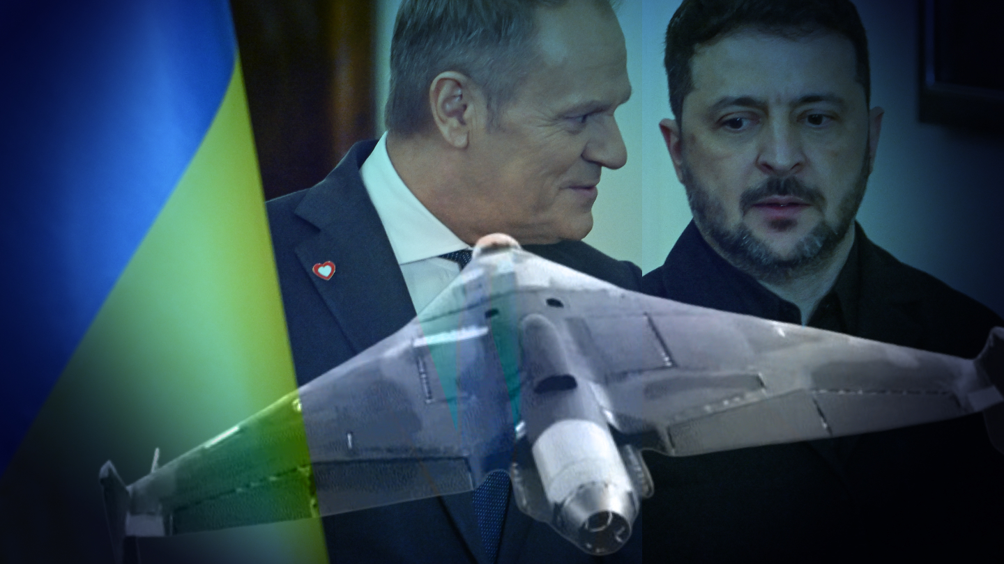 „Pakt” Tuska z Zełenskim i rosyjskie drony. Weryfikujemy teorię spiskową
