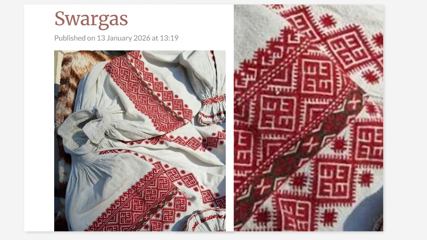 Swargi w ukraińskim hafcie. (fot. ukrainian-embroidery.com.au)