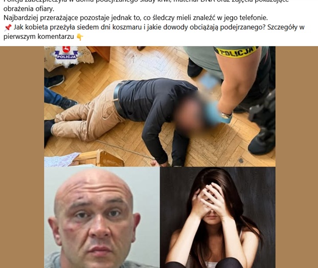 Wpis o rzekomej sprawie Ukraińca i Polki (fot. Facebook)