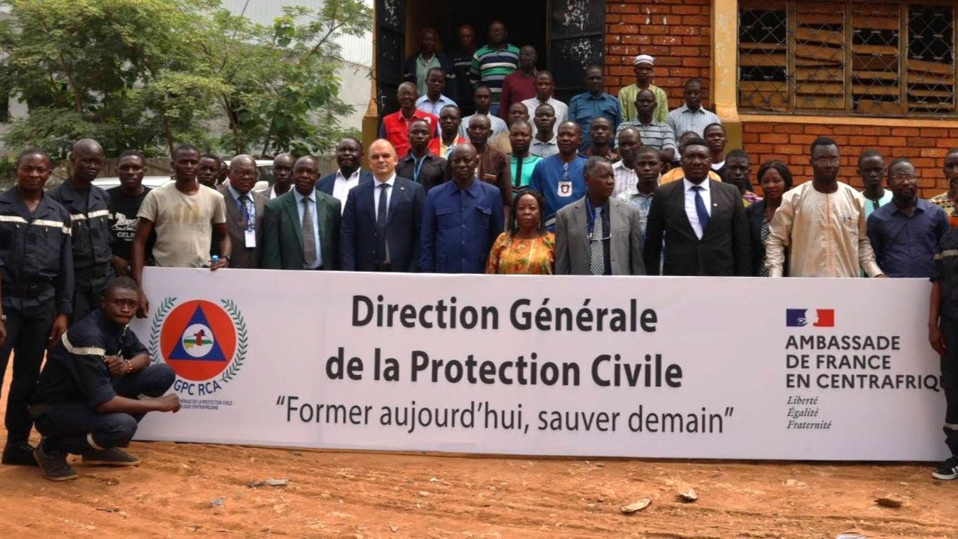 Francuska ambasada w Bangui (fot. FB/Ambassade de France à Bangui)