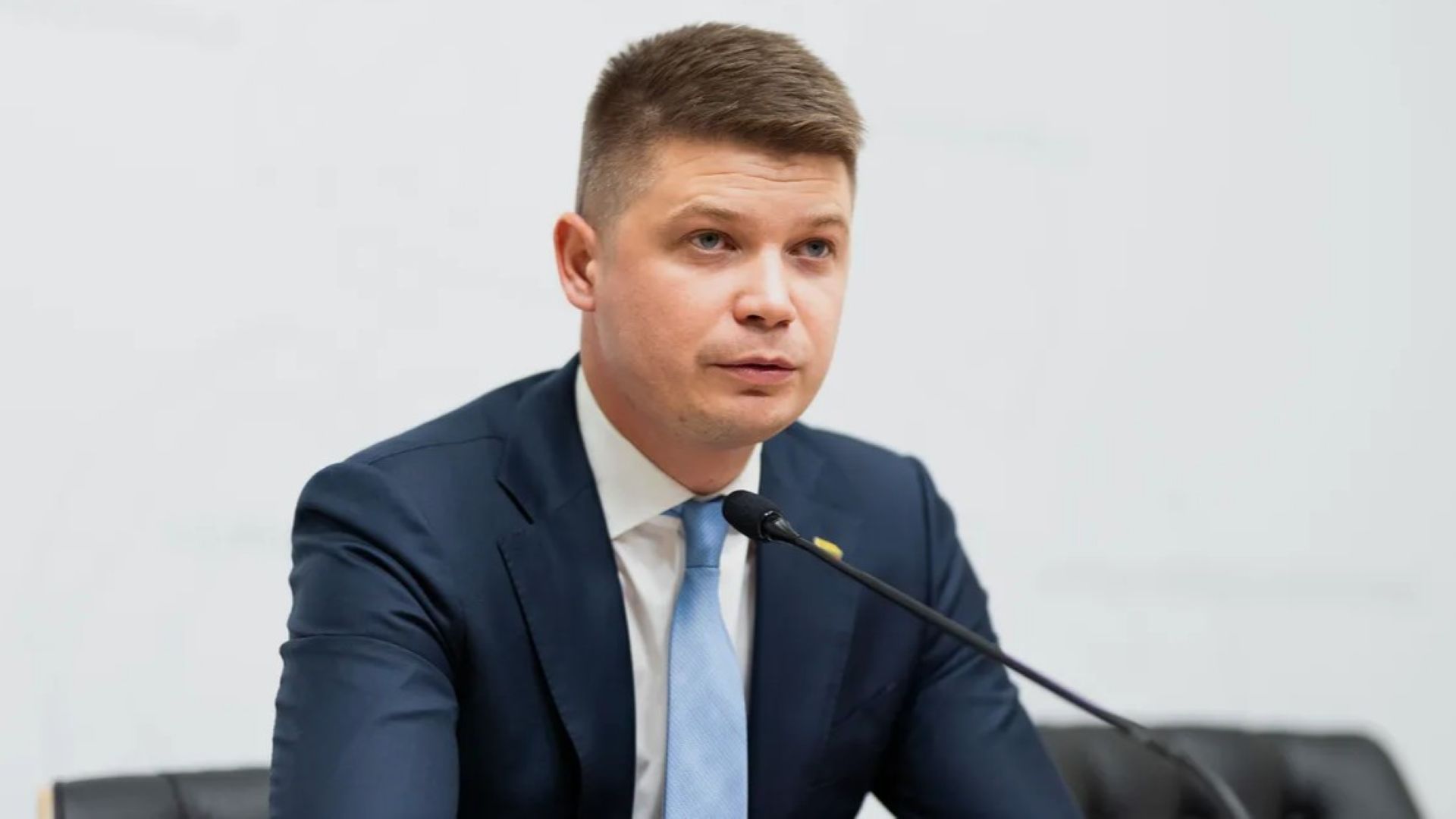 Litewski minister spraw wewnętrznych Martynas Katelynas (fot. BNS/Skirmantas Lisauskas)