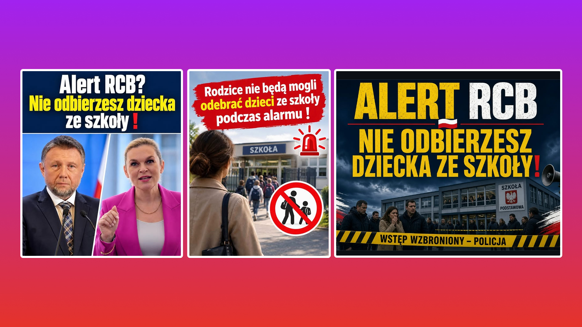 Grafiki o wytycznych dla szkół krążące w mediach społecznościowych (fot. Instagram, Facebook)