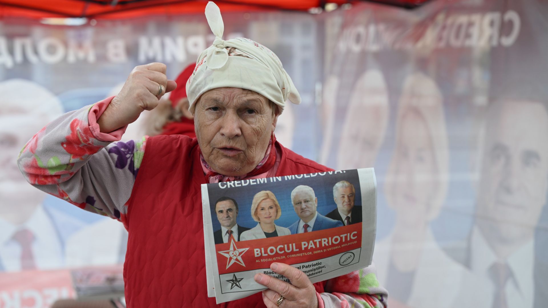 Wybory parlamentarne w Mołdawii we wrześniu 2025 roku (fot. Artur Widak/NurPhoto via Getty Images)