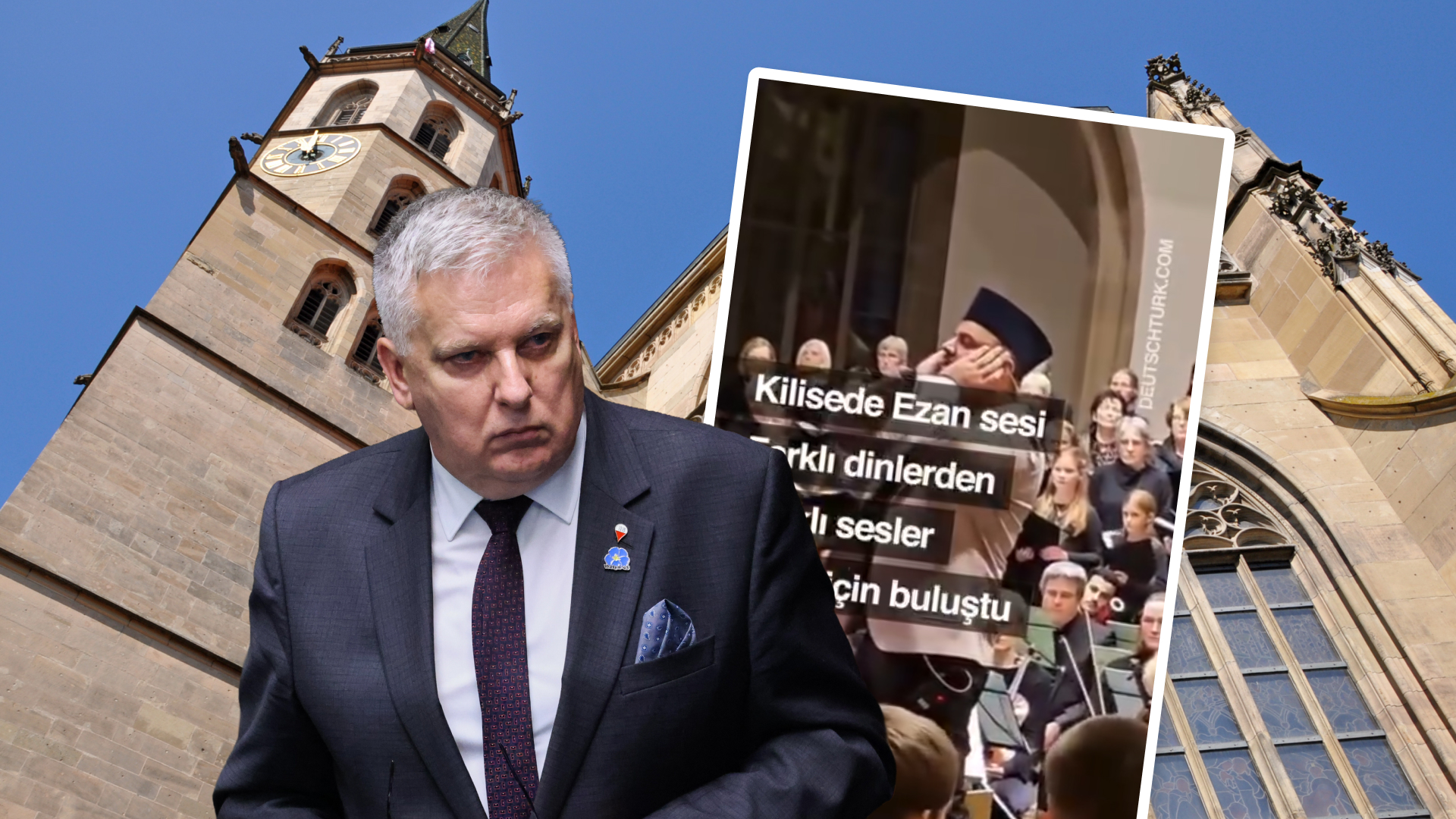 Muzułmańska modlitwa w niemieckim kościele? Nagranie wyrwano z kontekstu 
