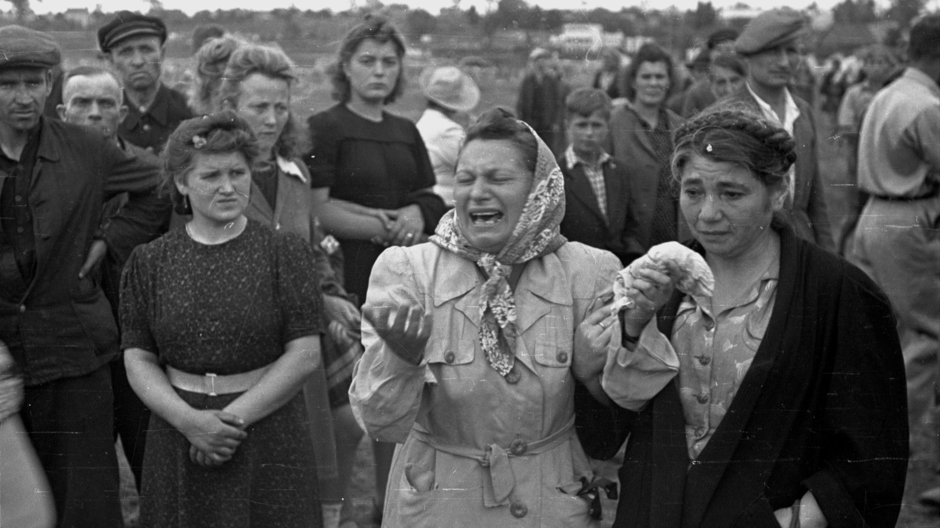 Pogrzeb ofiar pogromu kieleckiego (fot. PAP/Jerzy Baranowski)