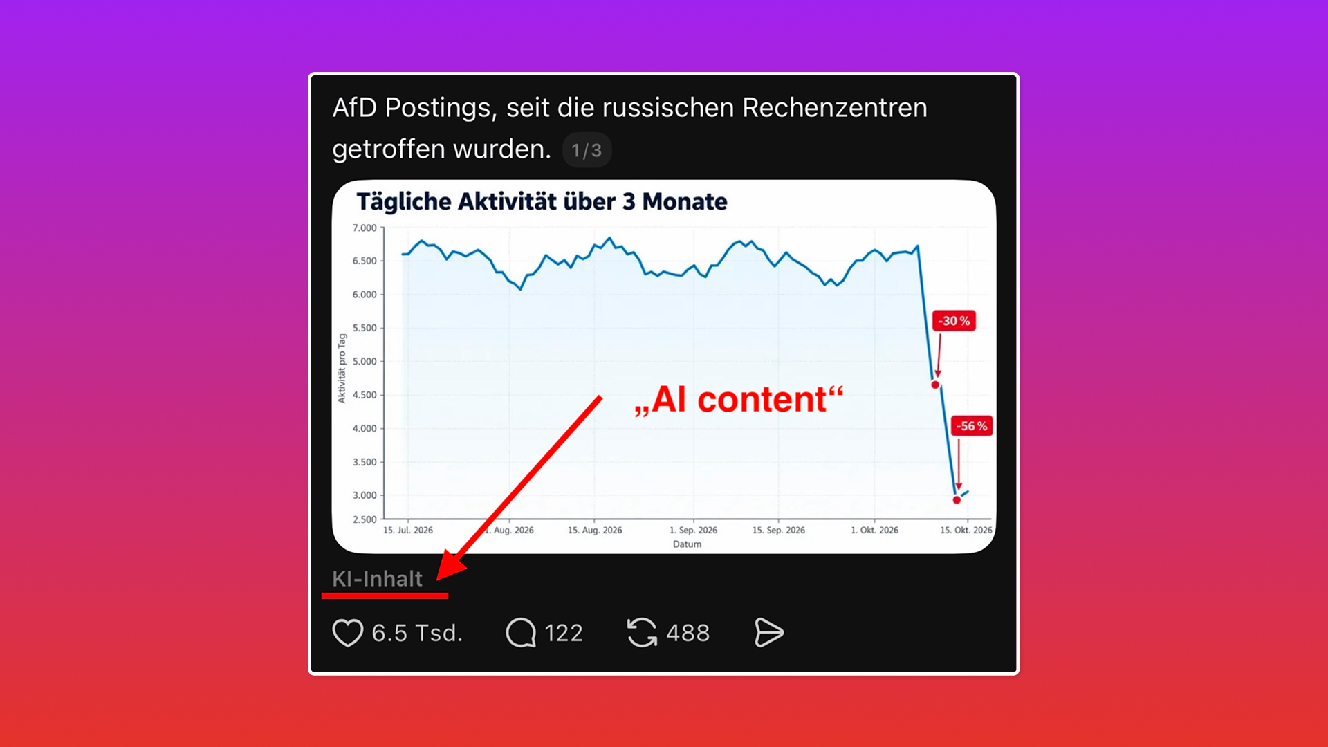 Fragment posta odnalezionego przez Jana Vollmera z magazynu Capitol, (fot. X)