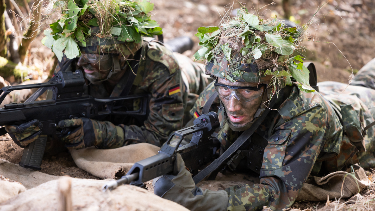 Ćwiczenia Bundeswehry (fot. Andreas Rentz/Getty Images)