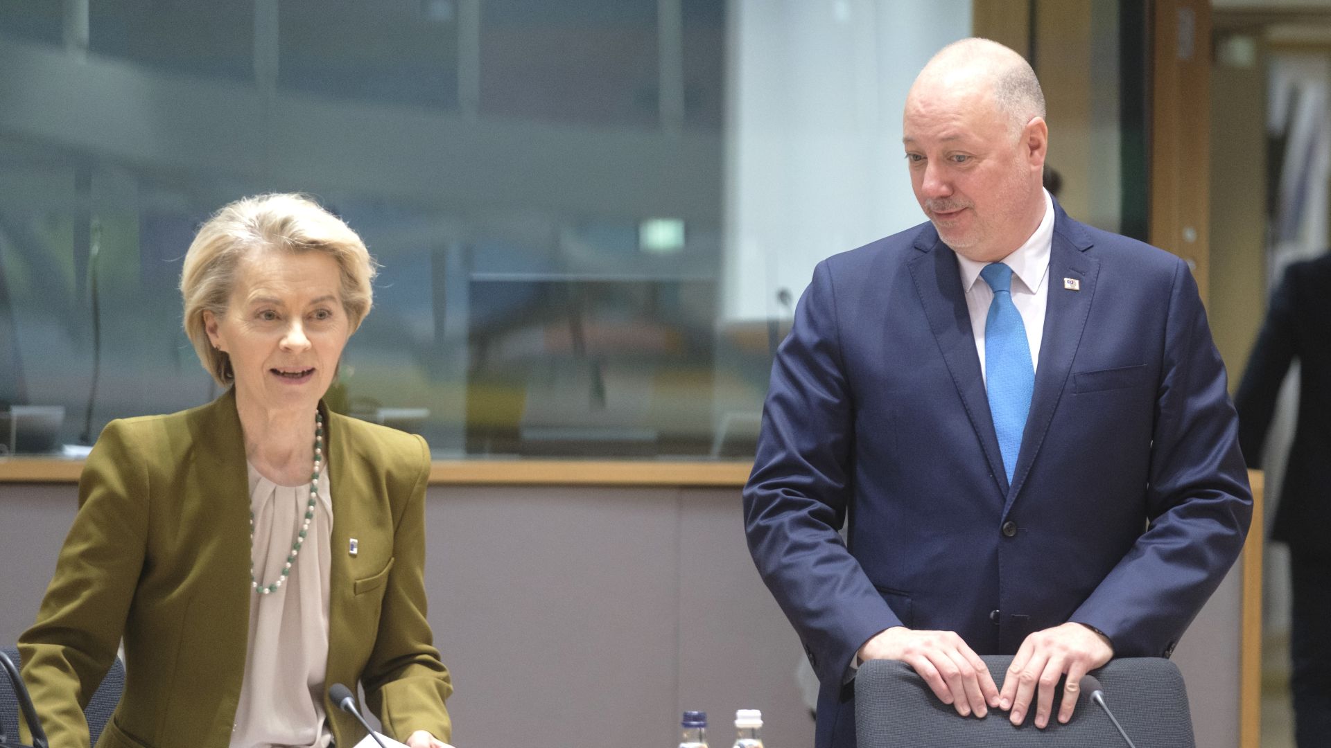Ursula von der Leyen i Rosen Dimitrov Zhelyazkov fot. T.Monasse/Getty Images