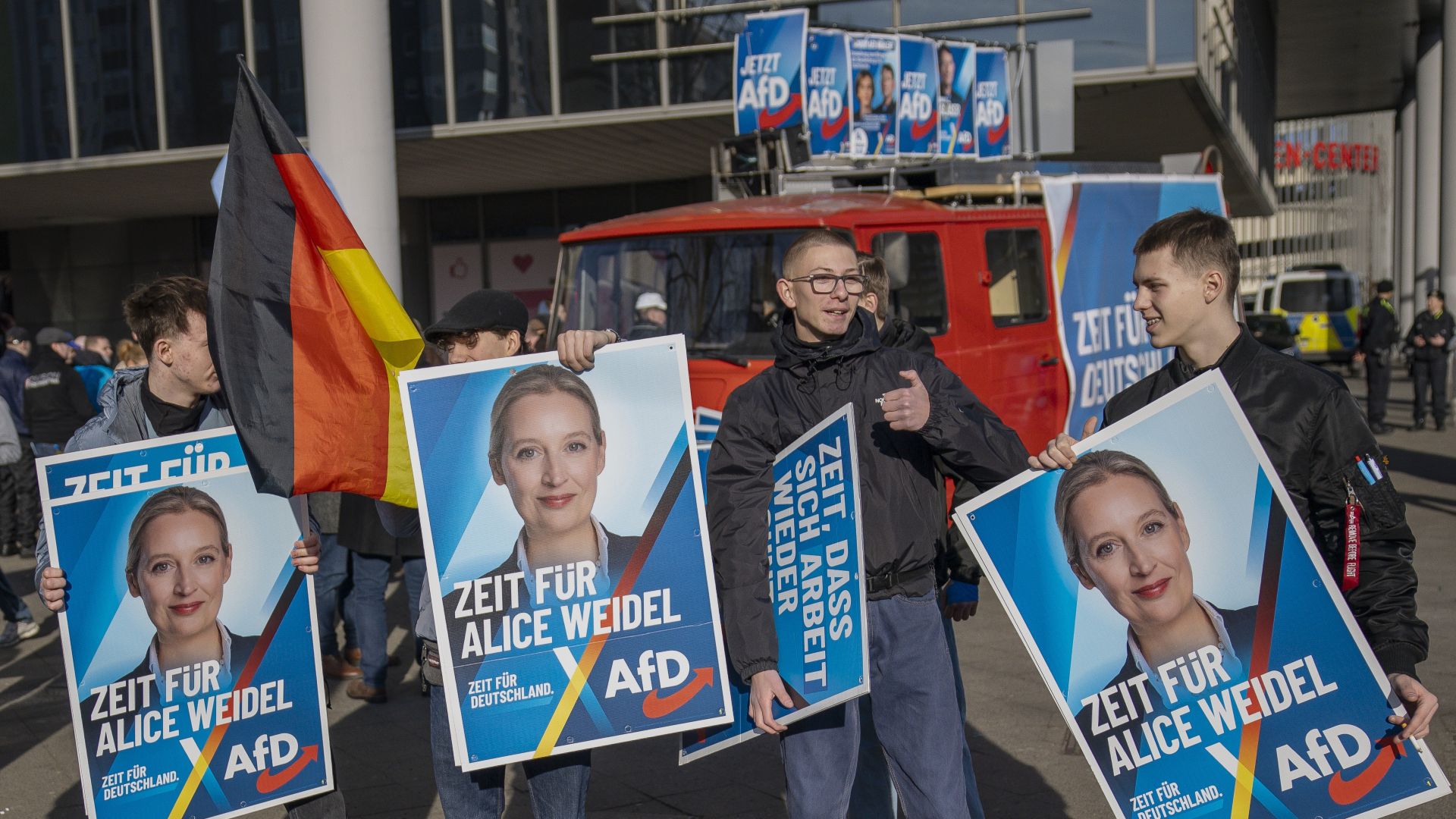 Kampania AfD w Niemczech (fot. Maja Hitij/Getty Images)