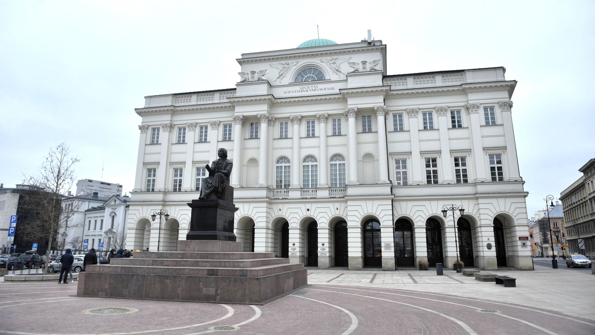 Pałac Staszica w Warszawie, siedziba Polskiej Akademii Nauk (fot. PAP/R.Pietruszka)