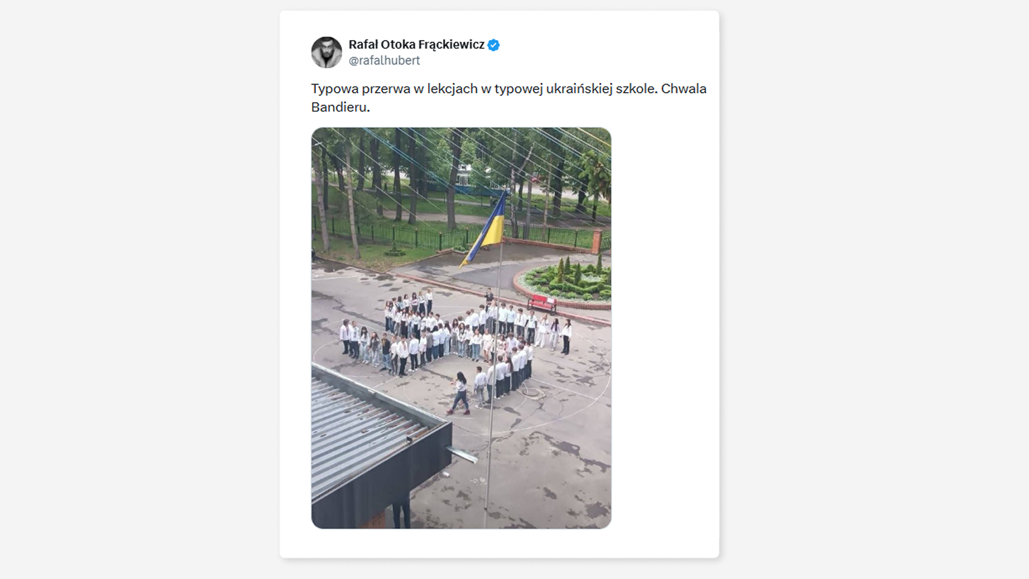 Wpis Rafał Otoki Frąckiewicza na X z 1 czerwca 2026 r.