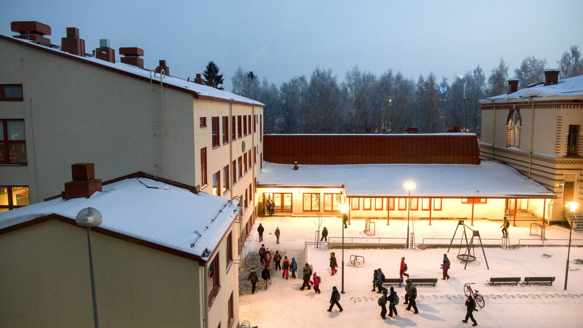Szkoła w Oulu, w północnej Finlandii fot. G.Clarke/Getty Images